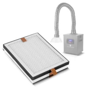 STAHLWERK Filtre HEPA moyen pour aspiration des fumées FE-150 ST Filtre de rechange | Filtre à air | Filtre à particules pour installation d'aspiration | Absorbeur de fumées | Extracteur de fumées | Aspiration des fumées de soudure et de brasage