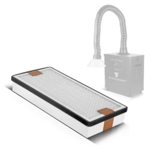 STAHLWERK Filtre HEPA moyen pour aspiration des fumées FE-210 ST Filtre de rechange | Filtre à air | Filtre à particules pour installation d'aspiration | Absorbeur de fumées | Extracteur de fumées | Aspiration des fumées de soudure et de brasage